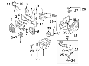 SUBARU Valve Cover Gasket (LEFT SIDE)